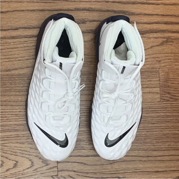 Nike Force Savage Pro 2 Shark White Football Lineman Cleats Mens 11.5 BV5448-102 - Picture 5 of 5